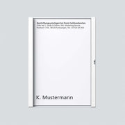 Siedle&Söhne - Zubehör/Ersatzteile für Türkommunikation Namensschild ws kpl. 200029786-00 f.TM 612-1 W