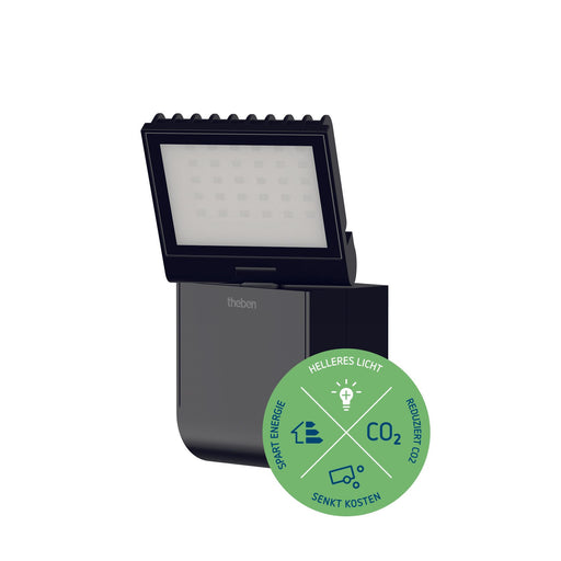 Theben - Downlight/Strahler/Flutlicht LED-Strahler theLeda S8-100L BK 8 Watt, sw − 1 Stück by Theben
