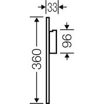 Hensel - Lüfterblech (Schaltschrank) ENYSTAR-Belüftungsflansch FP BF 36 f.Gehäusewand 3