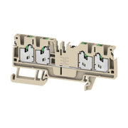 Weidmüller - Durchgangs-Reihenklemme Klemme S4C 2.5 DL SNAP IN, 2.5 mm² − 100 Stück