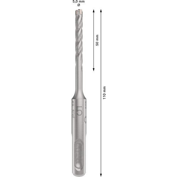 Bosch - Bohrer PRO SDS plus-5X 2608833771 Hammerbohrer 5 x 50