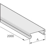 Pflitsch - Oberteil für Leitungsführungskanal Minikanal-Deckel PIK D 100 S 2000mm