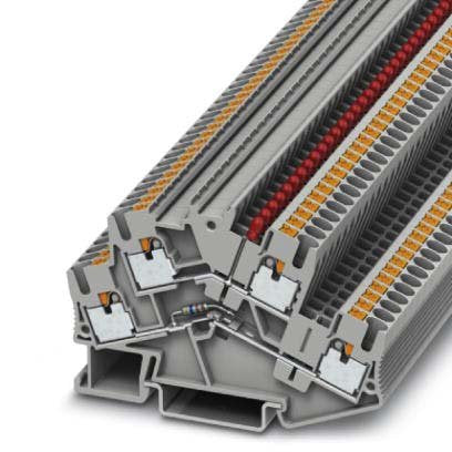 Phoenix Contact - Bauelement-Reihenklemme Bauelementreihenklemme PTTBS 2,5-LA 24 RD − 50 Stück