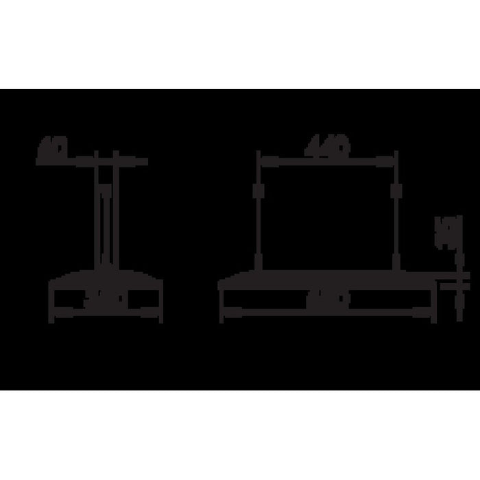 Ridi-Leuchten - Pendelleuchte LED-Pendelleuchte DOME-P-K #SPG0620181 840, DALI  − 1 Stück
