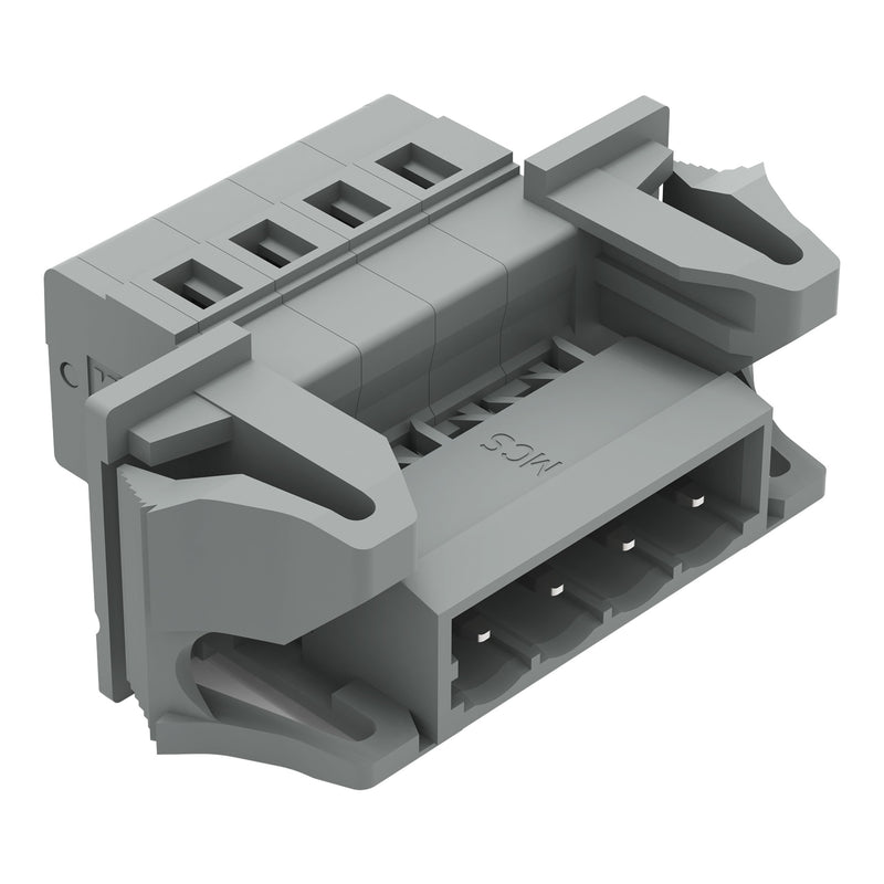 WAGO - Kabelsteckverbinder für Leiterplattensteckverbinder 1-Leiter-Stiftleiste 231-604/114-000 CAGECLAMP,2,5mm²,gr − 50 Stück