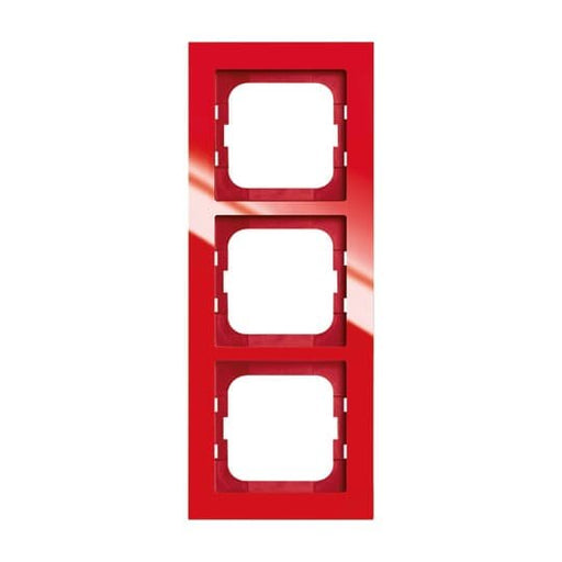 Busch-Jaeger - Abdeckrahmen Rahmen 3-fach 1723-287 rot − 1 Stück by Busch-Jaeger
