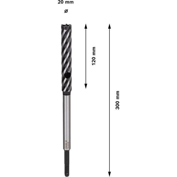 Bosch - Bohrer PRO SDS plus 2608586996 Armierungsbohrer 20