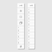 Siedle&Söhne - Zubehör/Ersatzteile für Türkommunikation Schrifteinlage 200029576-00 f.BTCV 850-0 − 1 Stück