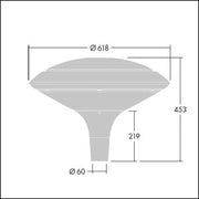 Thorn - Straßen- und Platzleuchte LED-Leuchtenkopf PLI D 24L #96668637 2200-4000K