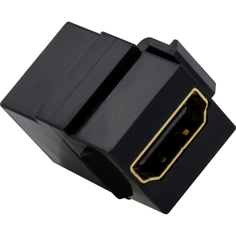 Merten - Einsatz/Abdeckung für Kommunikationstechnik HDMI-Keystone MEG4583-0001 schwarz