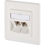 Metz Connect - Kommunikationsanschlussdose Kupfer Anschlussdose E-DAT 1309121002-E rws modul 8/8(8) UP − 10 Stück
