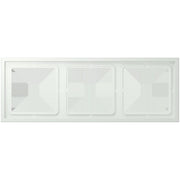 Jung - Abdeckrahmen Rahmen 3-fach LCZ 983 BF 210 outremer gris