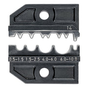Knipex - Einsatz für Presswerkzeug Kabelschuhe/Verbinder, Aderendhülsen, Schirmanschluss Crimpeinsatz 97 49 14 für Kabelschuhe