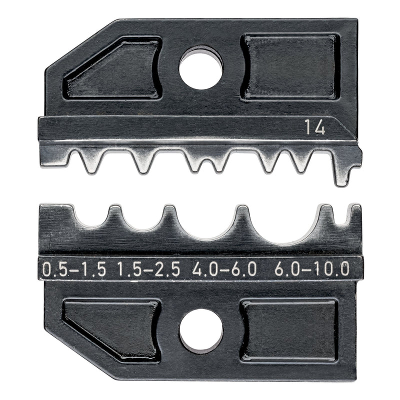Knipex - Einsatz für Presswerkzeug Kabelschuhe/Verbinder, Aderendhülsen, Schirmanschluss Crimpeinsatz 97 49 14 für Kabelschuhe