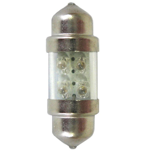 Scharnberger+Hasenbein - Fahrzeuglampe Autolampe 4 LED 81192 SV8,5 12V ws 11x30mm