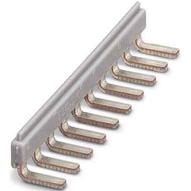 Phoenix Contact - Querverbinder/Brücker für Reihenklemme Einlegebrücke EB 10- DIK GY − 10 Stück