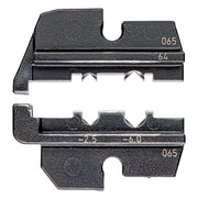 Knipex - Einsatz für Presswerkzeug Kabelschuhe/Verbinder, Aderendhülsen, Schirmanschluss Crimpeinsatz 97 49 64 für ABS-Stecker