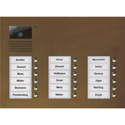 TCS Tür Control - Türstation für Türkommunikation Video color Außenstation V AVU16180-0012 PUK 18 Tasten 3-spal