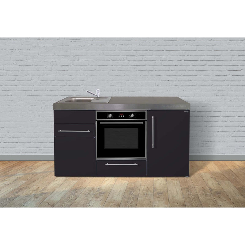Stengel - Mini-Küche Miniküche Premiumline MPBSM160BOGKFreBliS Schwarz matt