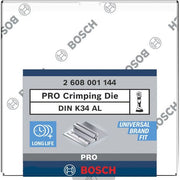 Bosch - Einsatz für Presswerkzeug Kabelschuhe/Verbinder, Aderendhülsen, Schirmanschluss PRO Presseinsatz, K34 AL, 2608001144 300 mm², Aluminiume