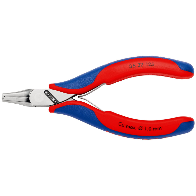 Knipex - Spezialwerkzeug für Kommunikationstechnik Elektron.-Bestückungszange 36 32 125 spiegelpoliert,125mm