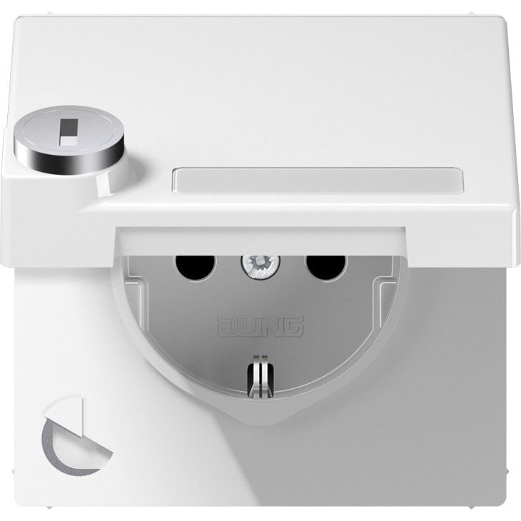 Jung - Steckdose SCHUKO-Steckdose 16A 250V LS 1520 NAKLSL WW m.Berührungsschutz
