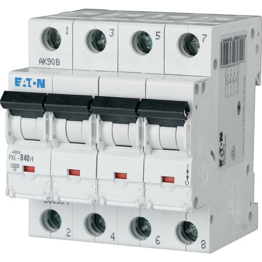 Eaton - Leitungsschutzschalter PXL-D40/4 40 A, 4p,Steckkl. D