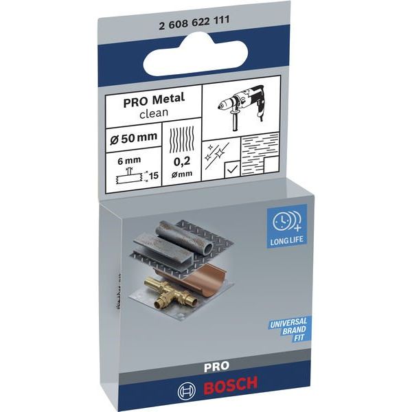 Bosch - Rotierende Drahtbürste PRO Metal clean 2608622111 Scheibenbürste