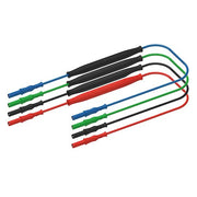 HT Instruments - Zubehör/Ersatzteile für Prüf- und Messgeräte (Elektro) Messleitungssatz, farbig KIT TLS-4F 4x2m, m. Sicherung