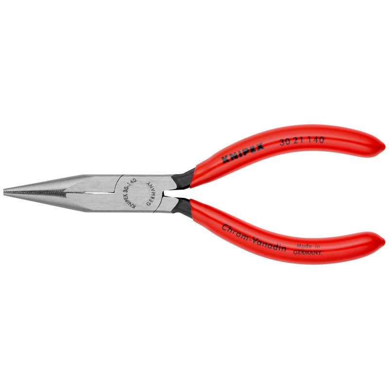 Knipex - Flachzange Langbeckzange 30 21 140 SB schwarz, 140mm