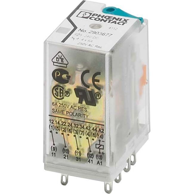 Phoenix Contact - Schaltrelais Relais RELIR4/L230AC/4X21AU − 10 Stück