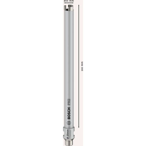 Bosch - Bohrkrone PRO Nassbohrkrone, 25 2608601797 x 300 mm, G