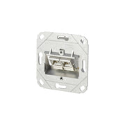 Metz Connect - Kommunikationsanschlussdose Kupfer Anschlussdose C6Amodul UP0 130B11D21200-E 2Port 180 UP0 − 10 Stück