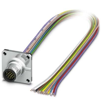 Phoenix Contact - Rundsteckverbinder, feldkonfektionierbar (Industriesteckverbinder) Einbausteckverbinder SACC-SQ-M12M#1441723