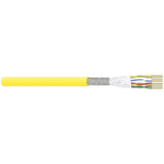 Dätwyler IT Infra - Daten- und Kommunikationskabel CU 7702 flex Kat.7 gelb 18124300DK 4P S/FTP AWG26 − 1000 Meter