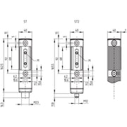 Schmersal - Positionsschalter mit Zuhaltung Sicherheitszuhaltung MZM100BST21P2PW2RE-A