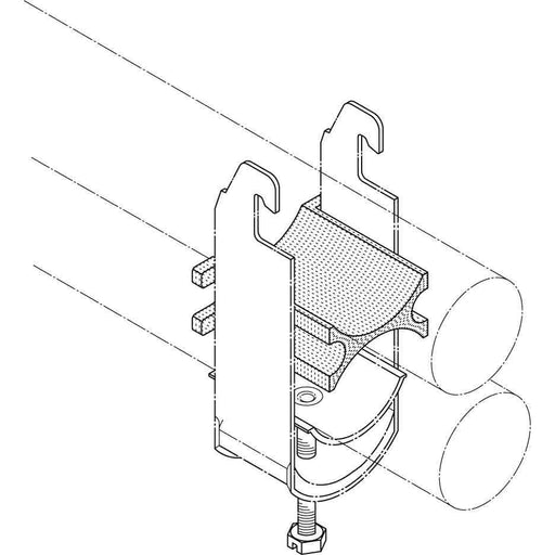 PohlCon (Puk) - (Puk) - Gegenwanne für Bügelschelle Doppelwanne DW 56