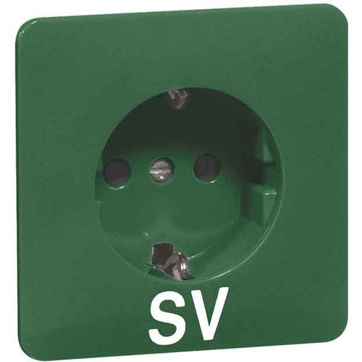 Peha - Schalter-/Steckdosenkombination Steckdose D80.6611GLK GRÜN SV