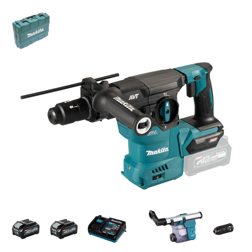 Makita - Bohrhammer (Akku) Akku-Kombihammer HR009GM202 40V max