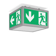 RZB - Sicherheitsleuchte LED-Deckenleuchte 672338.004 6500K, 3h, alu