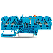 WAGO - Trenn- und Messtrenn-Reihenklemme 4-Leiter-Trenn-u.Messklem. 2002-1874 orange,blau − 50 Stück