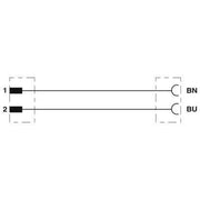 Phoenix Contact - Konfektioniertes Sensor-Aktor-Kabel Sensor-/Aktor-Kabel SAC-2P-DTMS/#1414992 − 1 Stück
