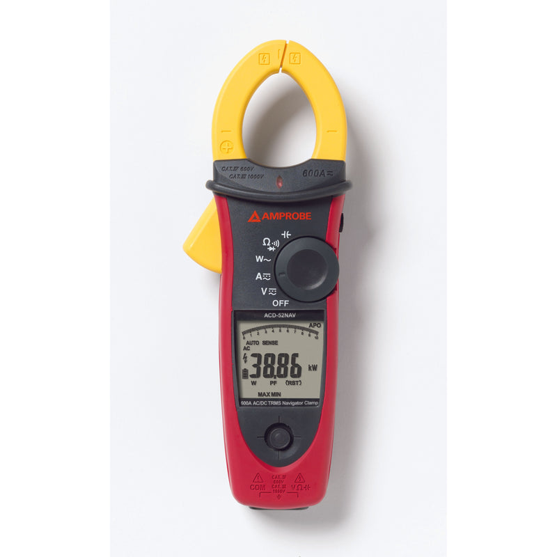 Beha-Amprobe - Zangenmessgerät Zangenmultimeter Amprobe ACDC-52NAV 600A,ACDCEchteffekti
