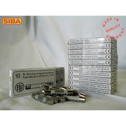 Siba - Zylindrische Sicherung G-Sicherung FF 1,6A 7017540 6x32 500V − 100 Stück