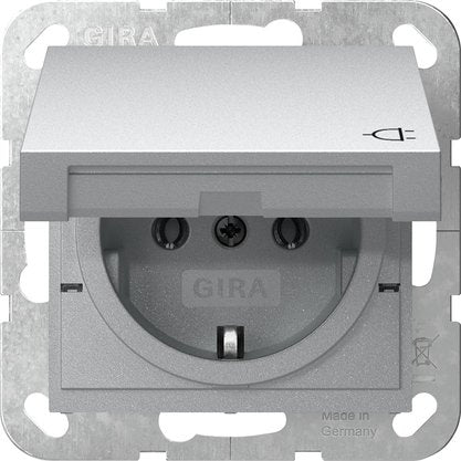 Gira - Steckdose KD 445426 Alu