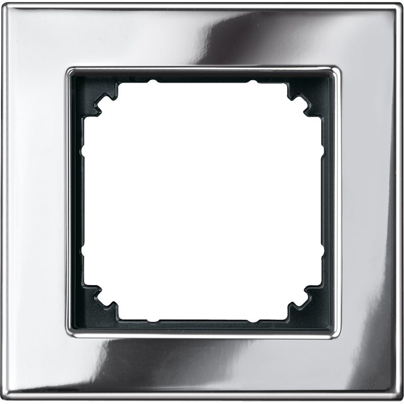 Merten - Abdeckrahmen Metallrahmen 1f.chrom 475139