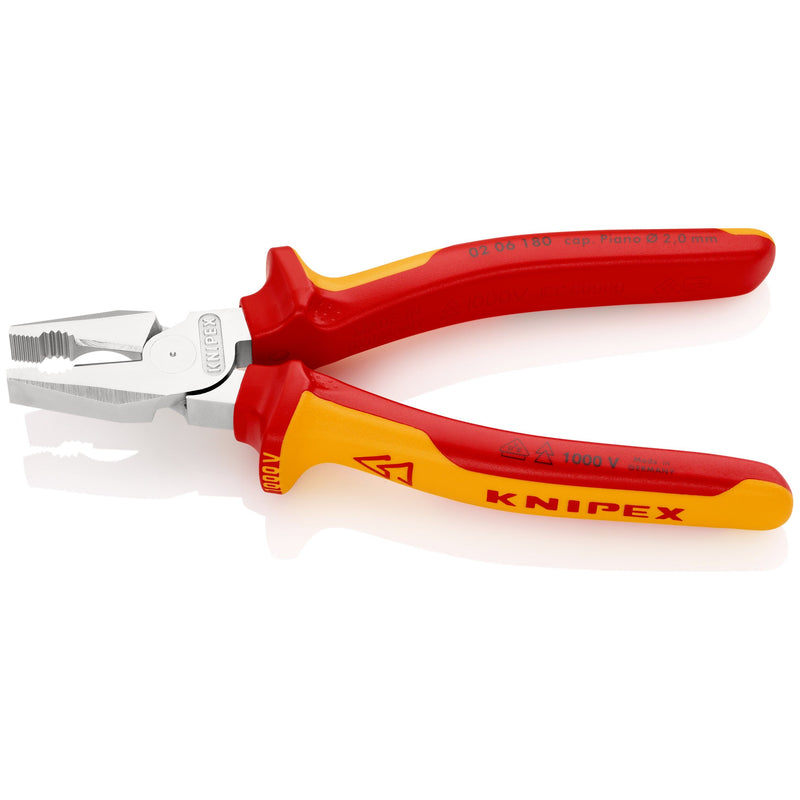 Knipex - Kombizange Kraft-Kombizange 02 06 180 SB − 1 Stück