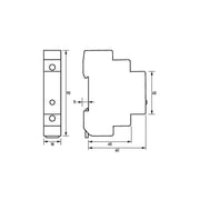 Doepke - Leuchtmelder Reiheneinbau Leuchtmelder RL 230-1W weiß