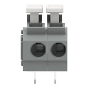 WAGO - Leiterplattenklemme 235-402/332-000 Drücker,1,5mm²,grau − 105 Stück