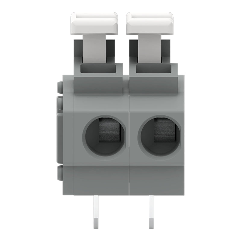 WAGO - Leiterplattenklemme 235-402/332-000 Drücker,1,5mm²,grau − 105 Stück